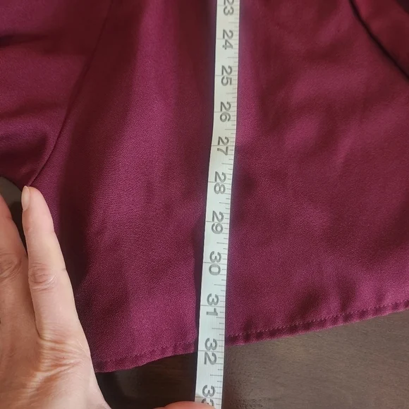 2 Hearts mock neckline sleeves 3/4 waist Belt Size Small - Picture 13 of 14